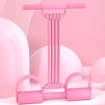 Transform Your Fitness Routine with the Multifunction Tension Rope - 8-Tube Elastic Yoga Pedal Puller for Full-Body Workouts at Home!