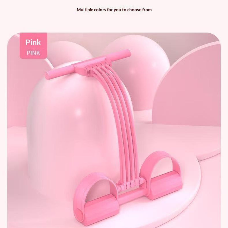 Transform Your Fitness Routine with the Multifunction Tension Rope - 8-Tube Elastic Yoga Pedal Puller for Full-Body Workouts at Home!