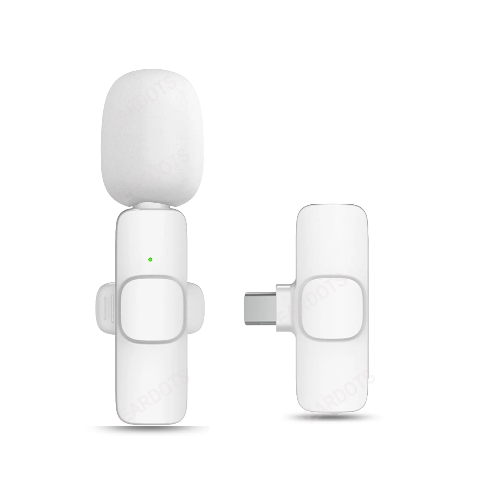 K60 New Wireless Lavalier Microphone Portable Audio Video Recording Mini Mic for Iphone Android Live Broadcast Gaming Phone Mic