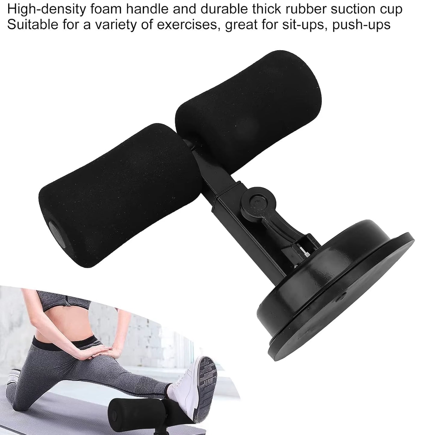 Transform Your Core with the Suction Cup Sit-Up Assist Device - Ultimate Ab Workout Trainer for Home Gym