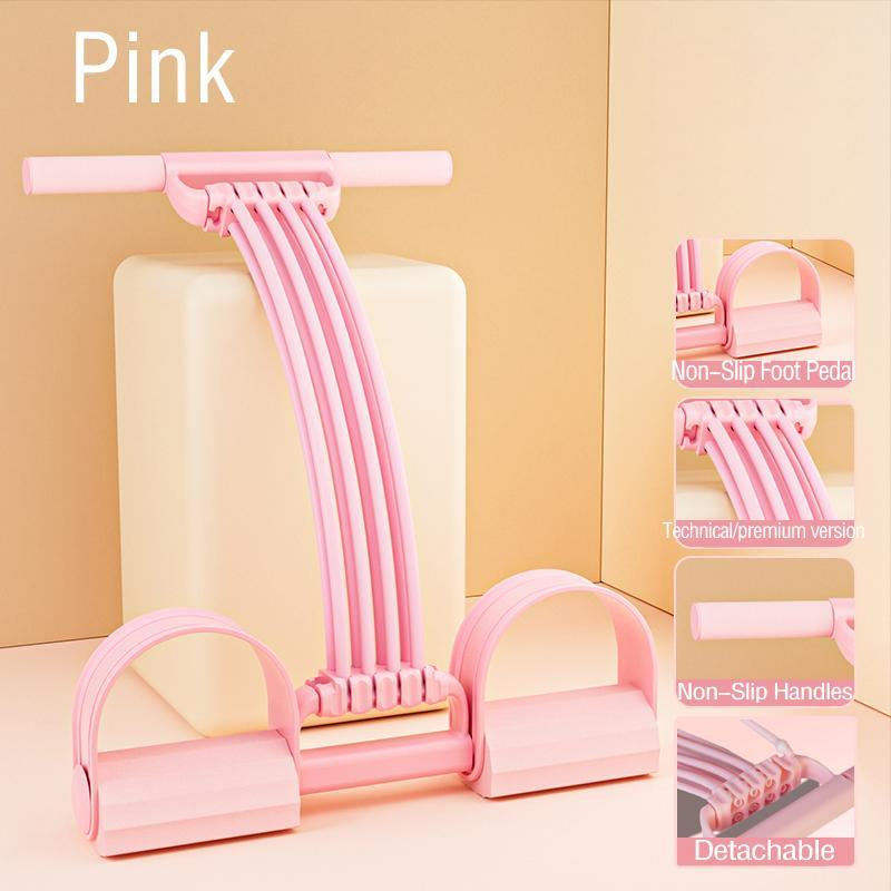 Transform Your Fitness Routine with the Multifunction Tension Rope - 8-Tube Elastic Yoga Pedal Puller for Full-Body Workouts at Home!