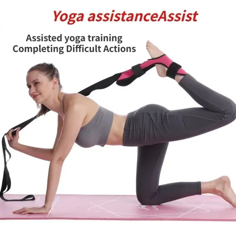 Elevate Your Flexibility with the Yoga Leg Stretching Band - Perfect for Rehabilitation and Plantar Fasciitis Relief