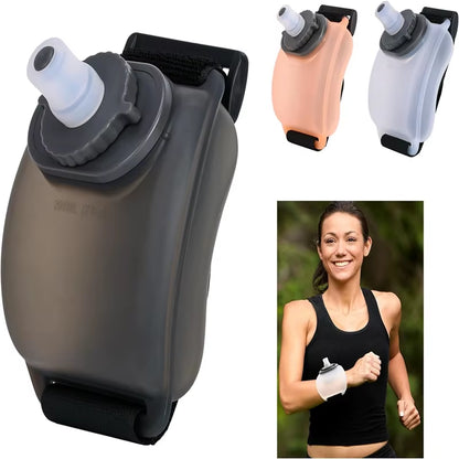 Stay Hydrated on the Go: Adjustable Outdoor Portable Running Wrist Water Bottle for Fitness Enthusiasts