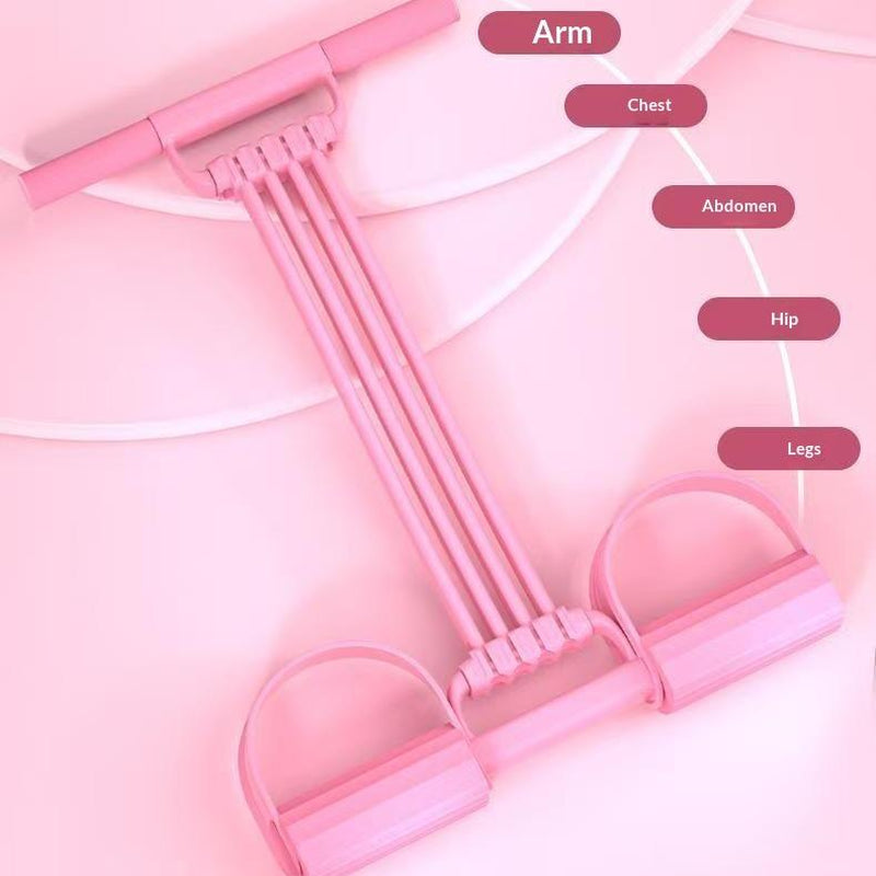 Transform Your Fitness Routine with the Multifunction Tension Rope - 8-Tube Elastic Yoga Pedal Puller for Full-Body Workouts at Home!