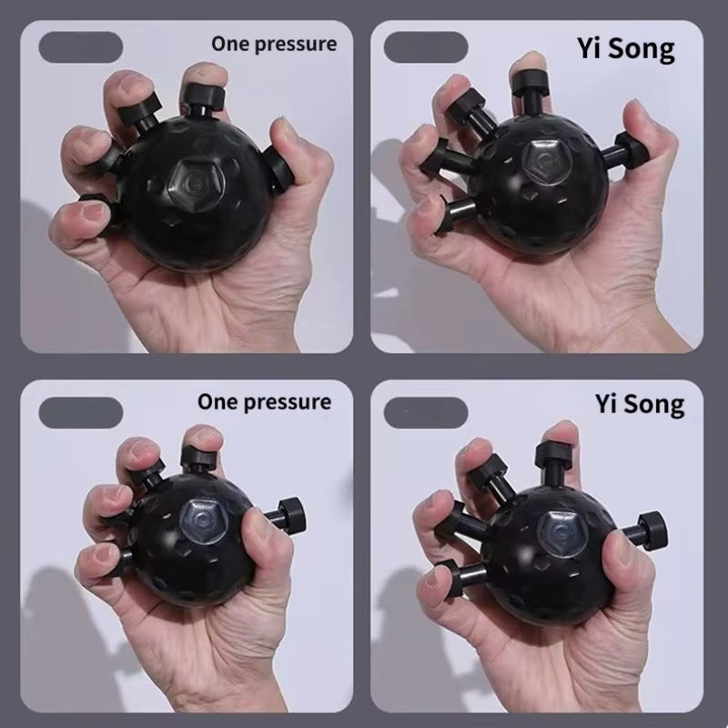 Five-Finger Trainer with Grip Ball,Finger Rehabilitation Device,Hand Strength Training, Wrist Gripper, Portable Finger Exerciser