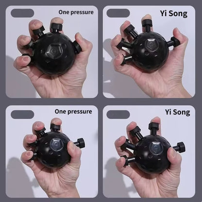 Five-Finger Trainer with Grip Ball,Finger Rehabilitation Device,Hand Strength Training, Wrist Gripper, Portable Finger Exerciser