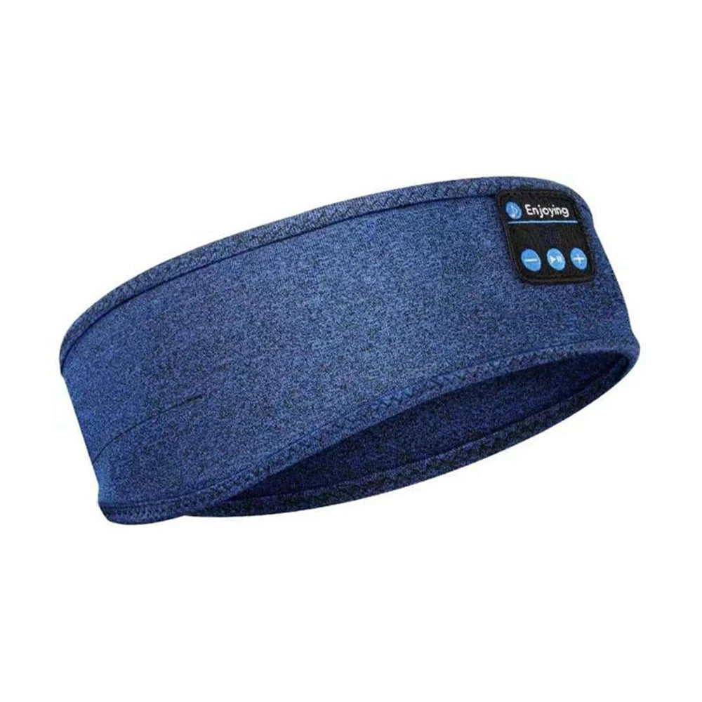 Experience Ultimate Comfort with Bluetooth-Compatible Sports Sleeping Headband - Wireless Headphones & Eye Mask Combination