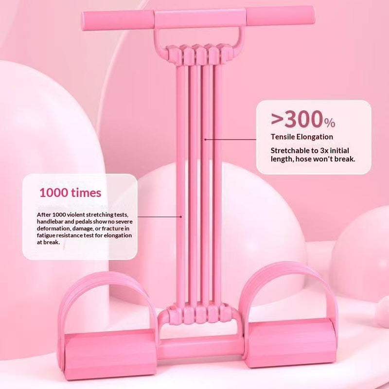 Transform Your Fitness Routine with the Multifunction Tension Rope - 8-Tube Elastic Yoga Pedal Puller for Full-Body Workouts at Home!