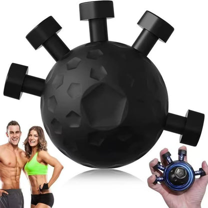 Five-Finger Trainer with Grip Ball,Finger Rehabilitation Device,Hand Strength Training, Wrist Gripper, Portable Finger Exerciser