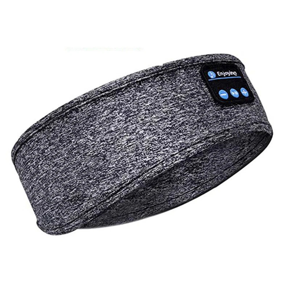 Experience Ultimate Comfort with Bluetooth-Compatible Sports Sleeping Headband - Wireless Headphones & Eye Mask Combination